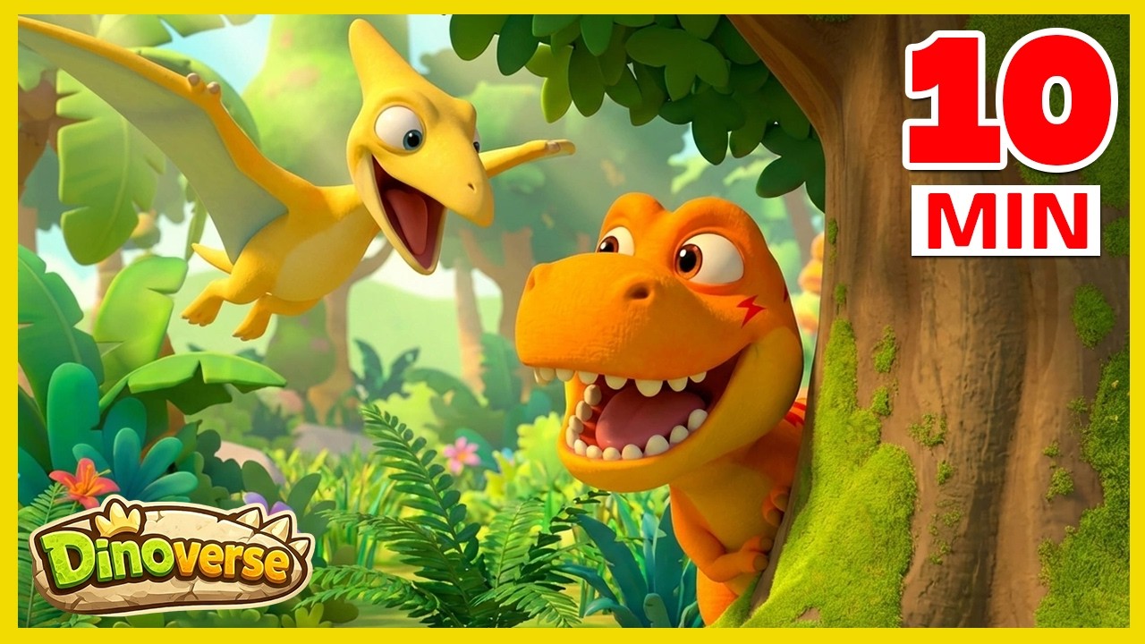 Peek-a-boo Song, Ten Little Dinos and MORE | Nursery Rhymes Compilation