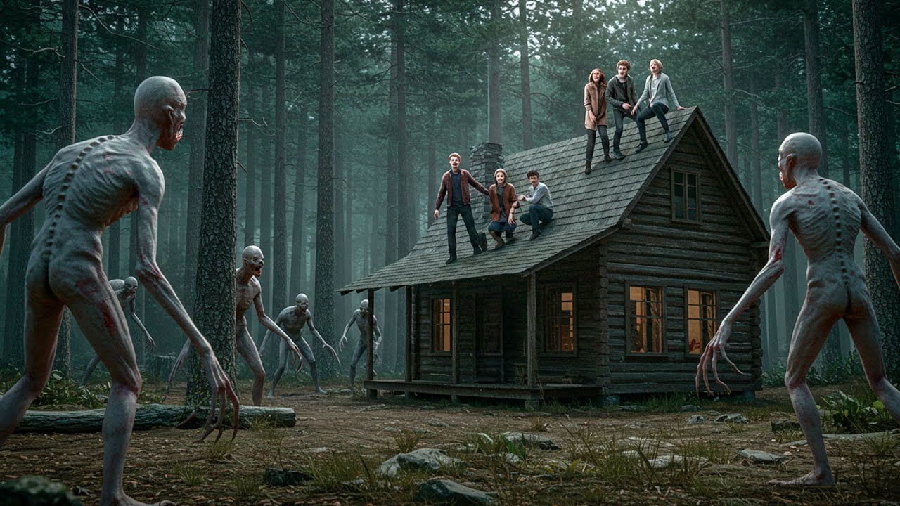 Masters Students Trapped by Terrifying Creatures in Forest Research Cabin