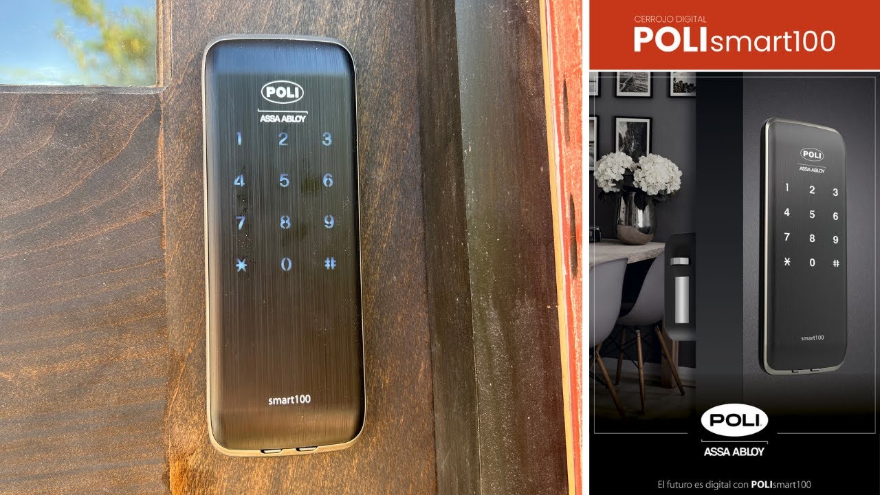 Como instalar un CERROJO DIGITAL - POLIsmart100