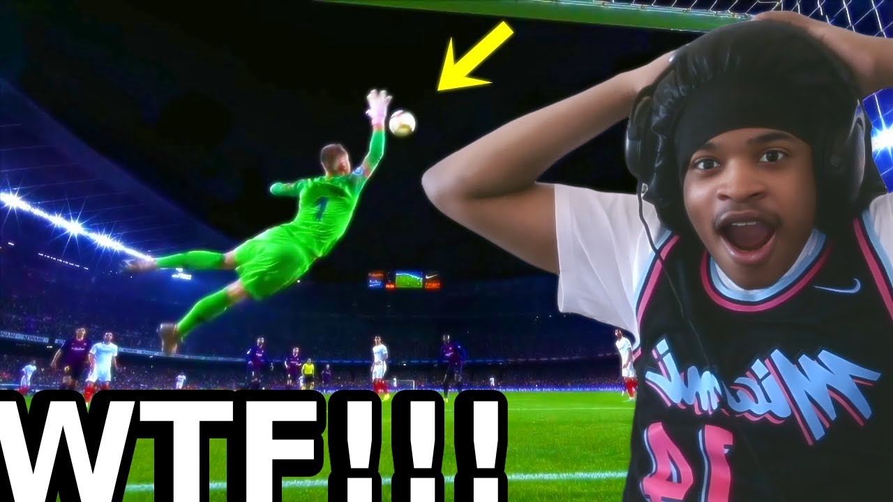 AMERICAN REACTS TO IMPOSSIBLE GOALKEEPER SAVES!!!