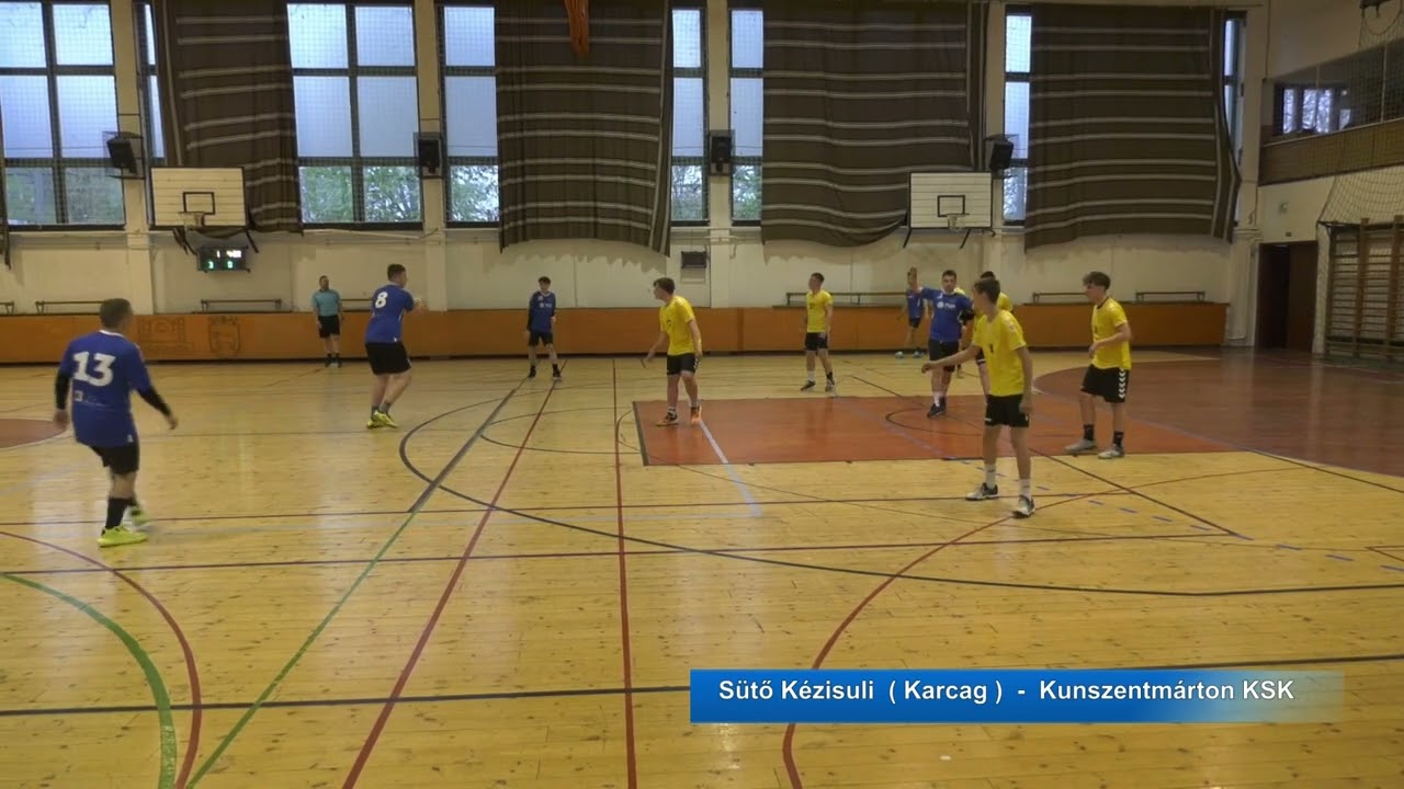 Sütő Kézisuli Karcag -  Kunszentmárton KSK U18 fiú kézilabda mérkőzés 2024.04.03. I. félidő