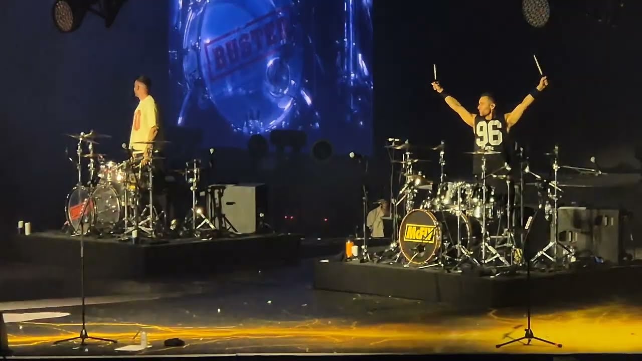 Busted vs McFly | Birmingham 16th September 2025. Battle of the drummers