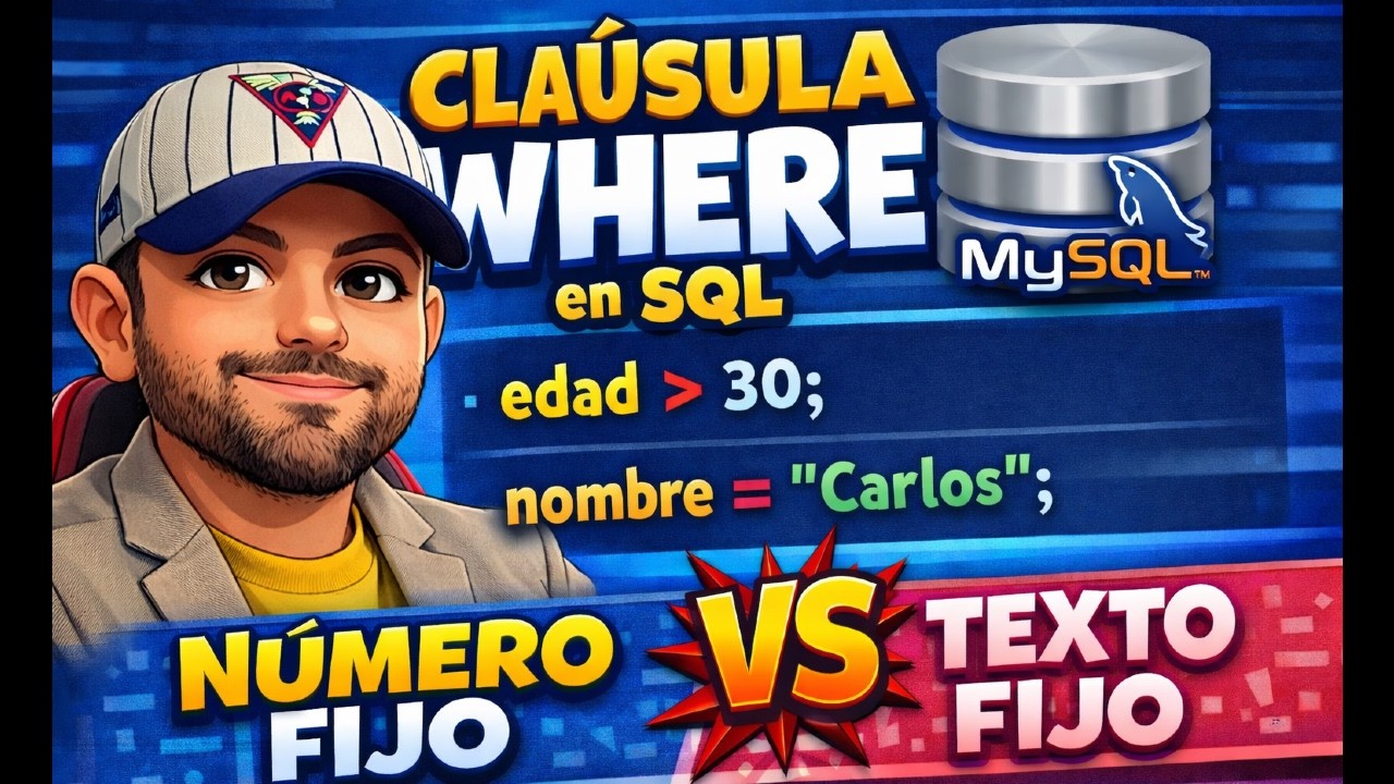 Primeros pasos de la clausula where en MySQL