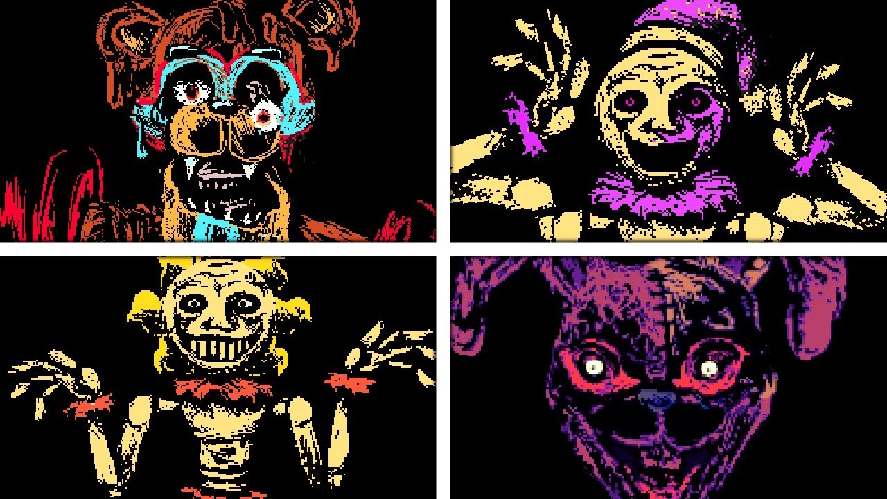 FNAF: Security Breach VHS - All Jumpscares + Ending (Gameplay Showcase)