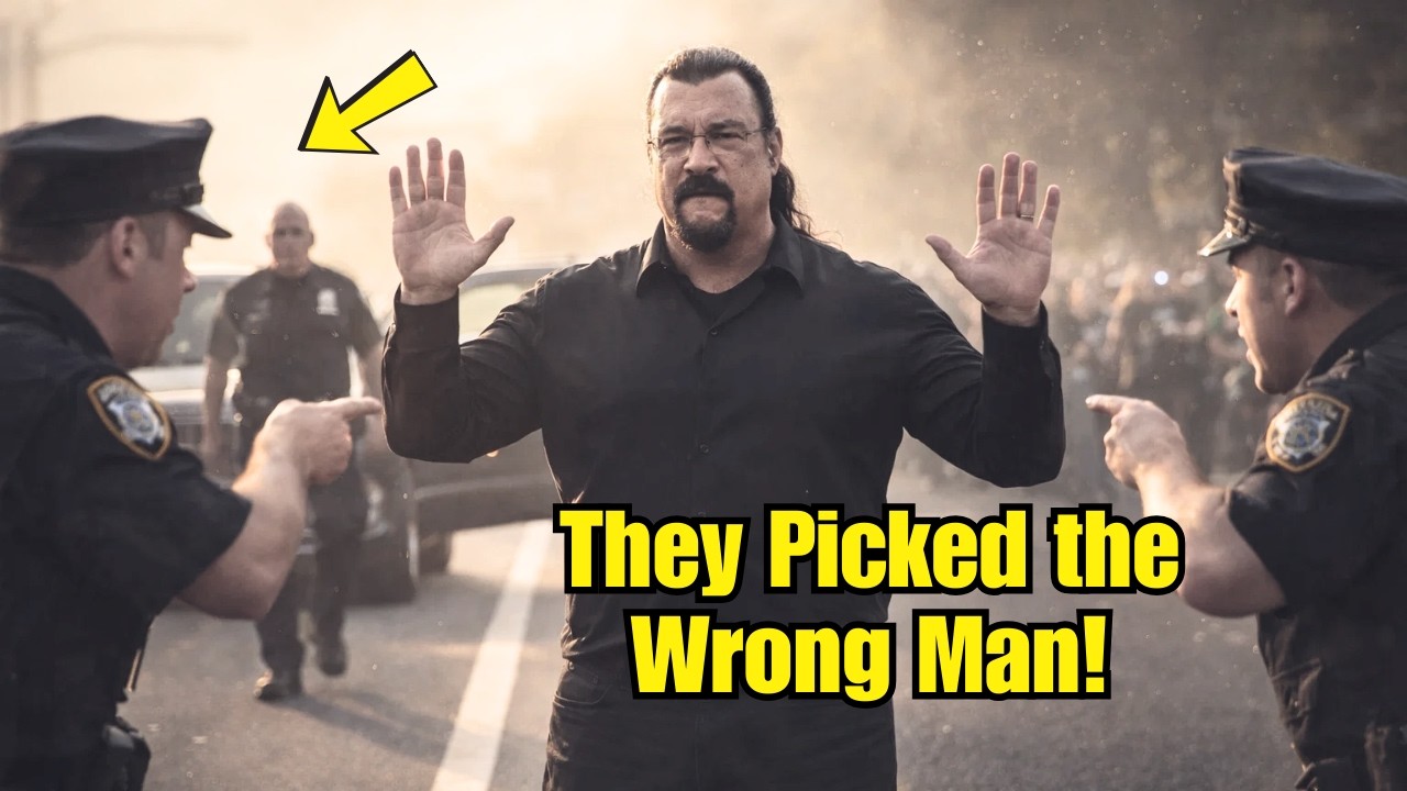 TRAFFIC STOP TURNS INTENSE WHEN COPS TARGET STEVEN SEAGAL — SECONDS LATER, EVERYTHING CHANGES!