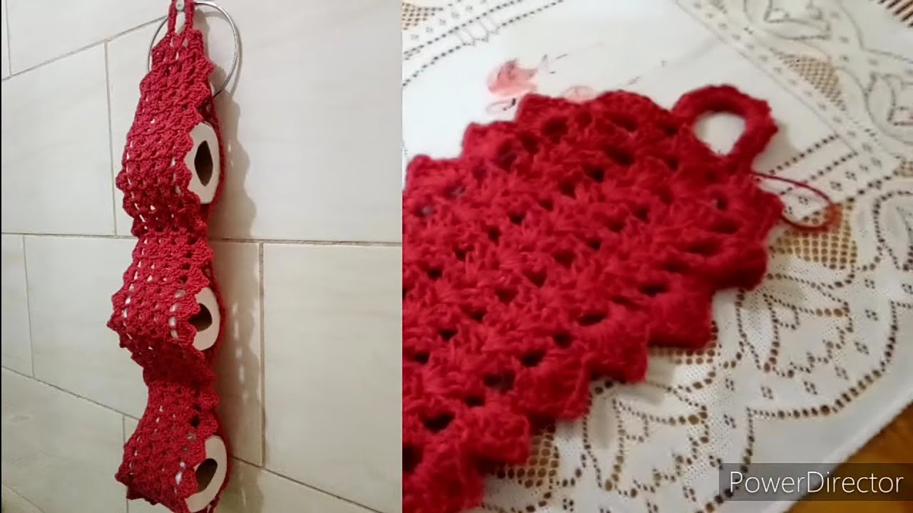 Porta papel higiênico leques.  Jogo de banheiro Nice. Nível médio de dificuldade