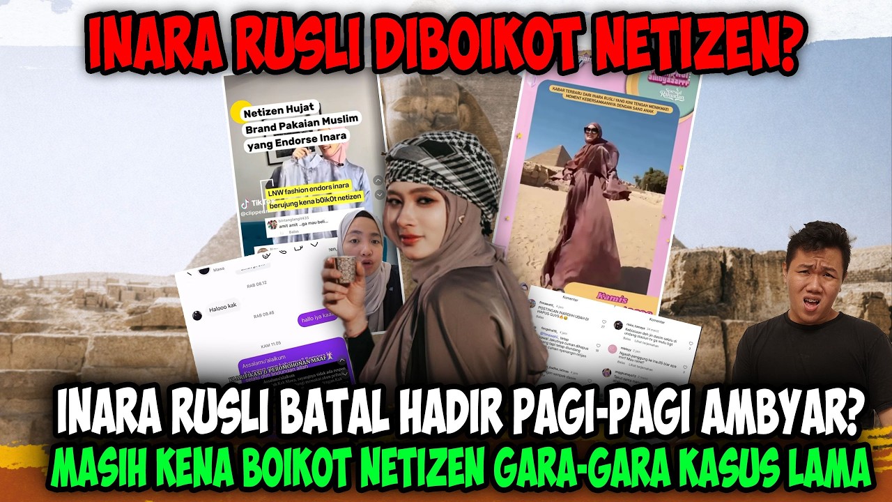 INARA RUSLI BATAL HADIR PAGI-PAGI AMBYAR⁉️ Masih Kena Boikot Netizen Gara-Gara Kasus Lama