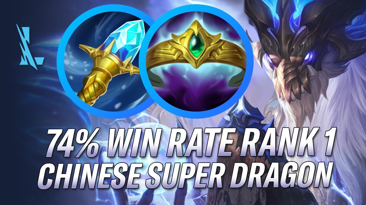 74% WIN RATE CHINESE RANK 1 AURELION SOL THE CHINESE SUPER DRAGON IN WILD RIFT! | WildRift