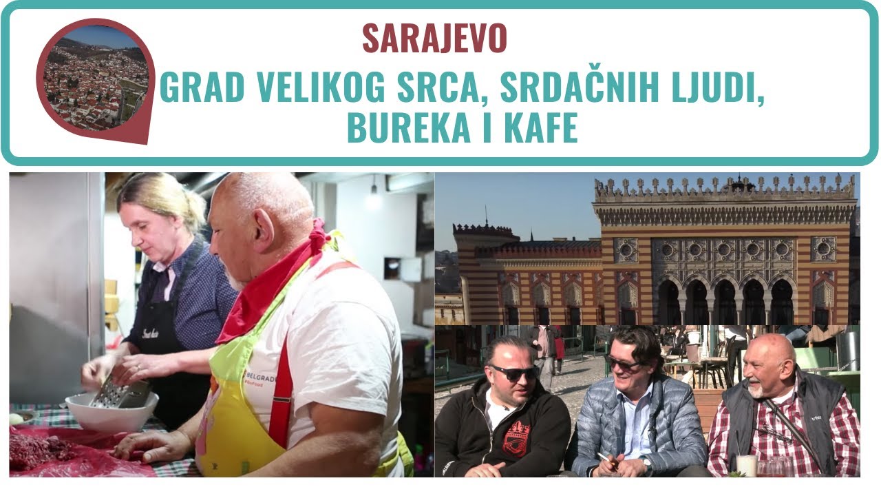 Obilazak SARAJEVA - INAT kuća,  BAŠČARŠIJA, muzej i baš posebna SOGAN DOLMA| HRANA ZA DUŠU Ep.20