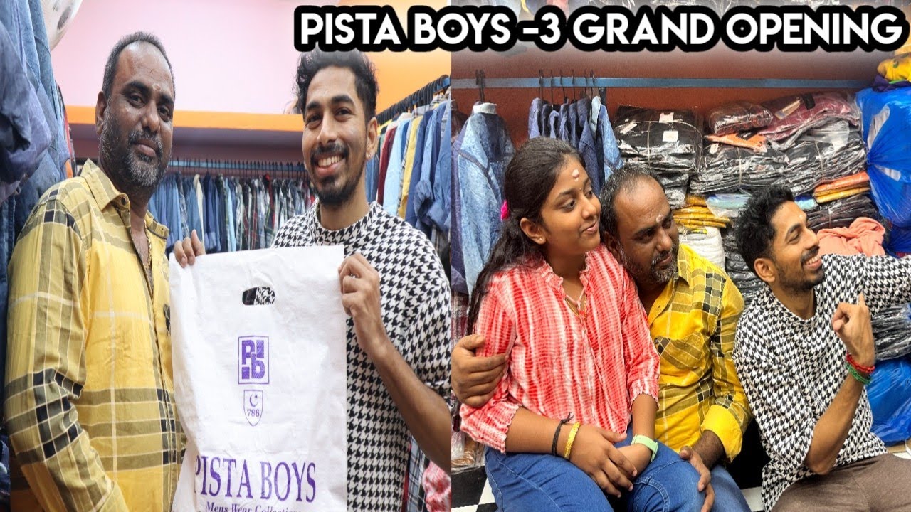 Pista Boys 3 Grand Opening | Kgf Vicky Meet Pista Boys | 2-T Shirt 2- Jeans Short 2-Track ₹999 |