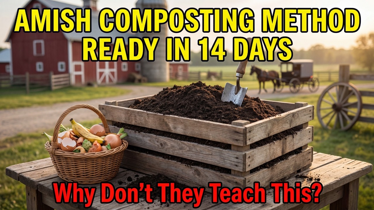 The Amish Composting Method That's Ready In 14 Days — Why Don't They Teach This?