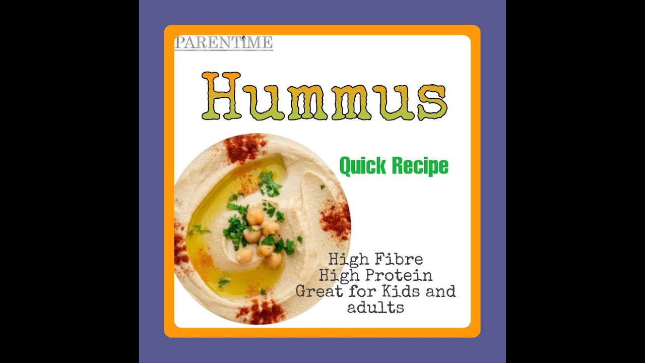 Hummus Recipe | Easy Hummus for kids & adults | High protein snack| Nutritious snack from chickpeas