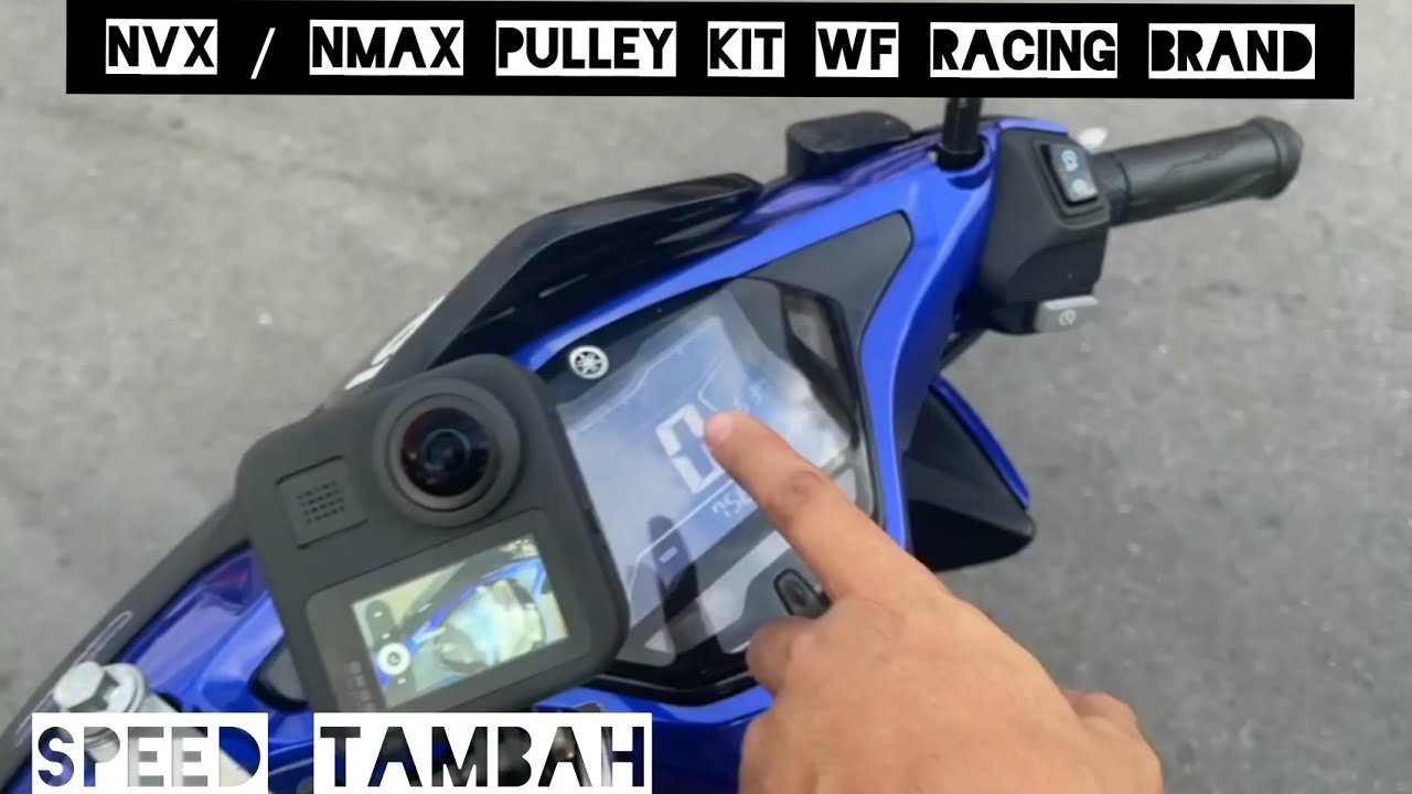 NVX / NMAX PULLEY KIT WF RACING BRAND . TERBUKTI TAMBAH SPEED DAN PICKUP.♥️😀