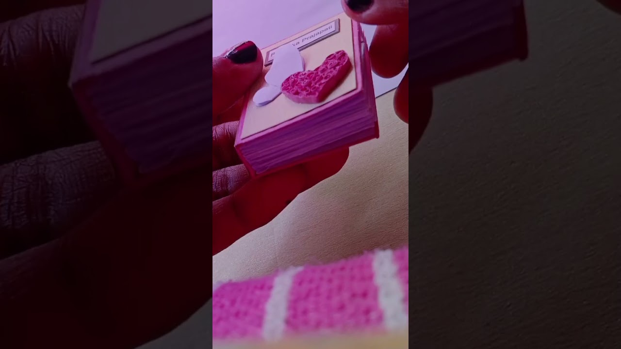 Diy mini scrapbook❄️#diybook#miniscrapbook#miniature#scrapbook#diyart#minibook#minibookcraft#cutediy