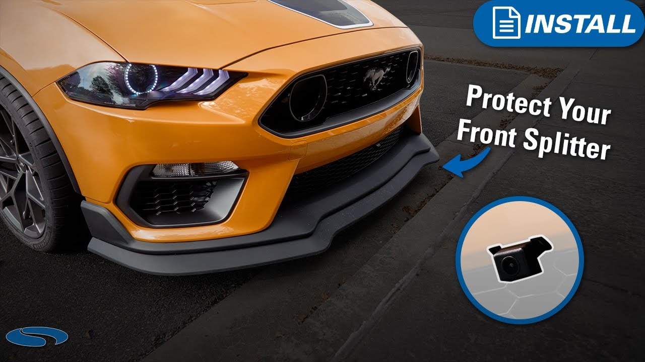 Protect Your Front Splitter With The Steeda Front Parking Camera Kit