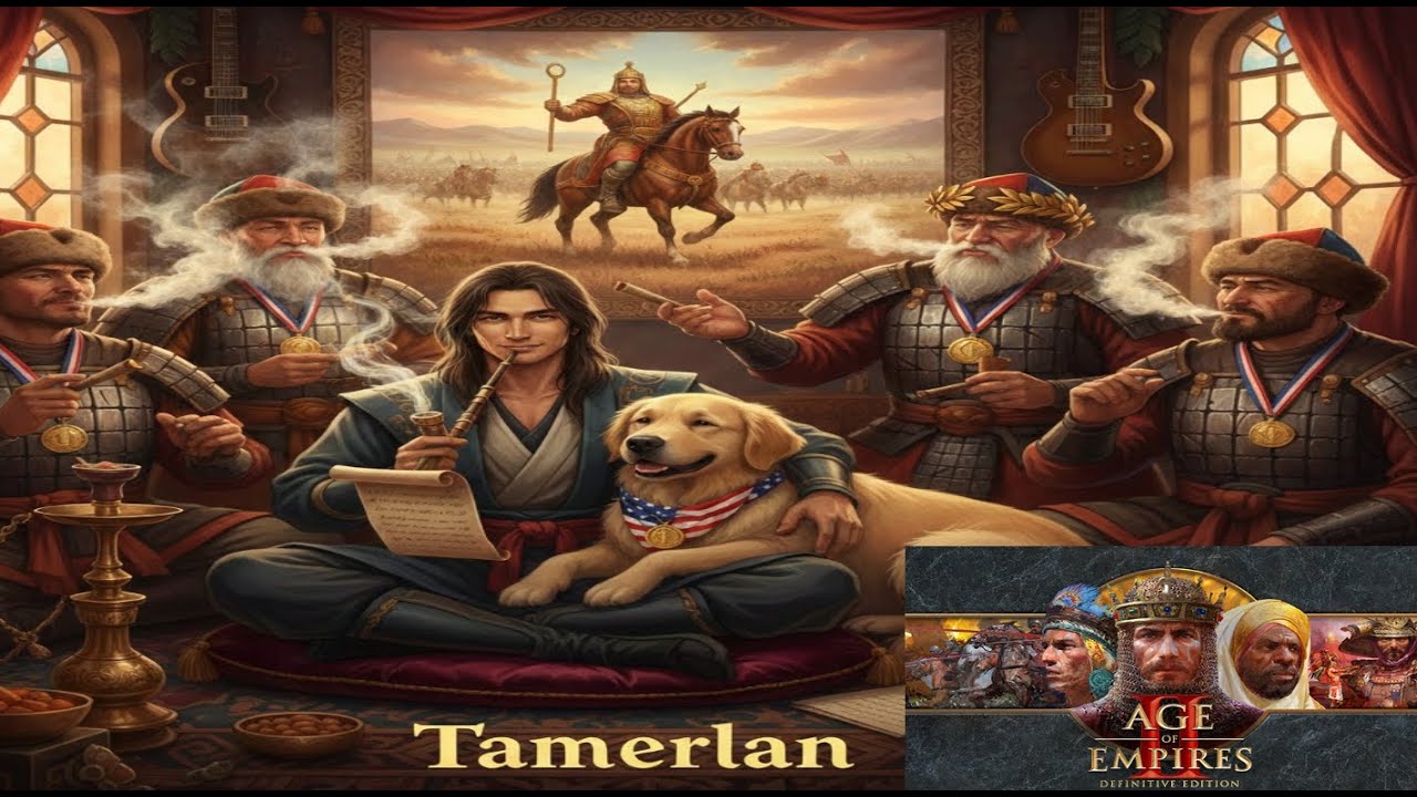 🥇🥇CAMPAÑA COMPLETA🥇🥇EN ORO Y ENCIMA DIFICIL AOE2 ULTIMOS KHANES (TAMERLAN 1370/1402) CO-OP !m PT 2