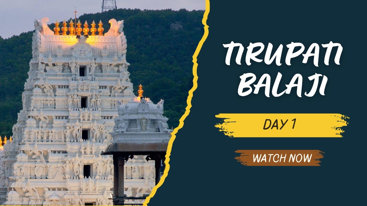 Govinda | Tirupati Balaji Yatra Day 1 Family Train Journey