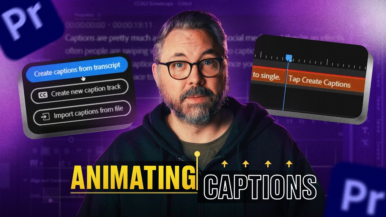 Узнайте, как анимировать субтитры за три минуты | @filmriot x Adobe Video
