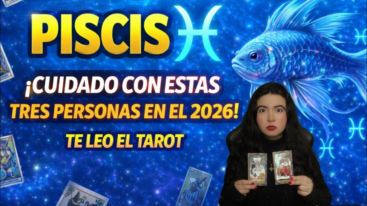 PISCIS ♓️ ‼️ CUIDADO CON ESTAS 3 PERSONAS EN EL AÑO 2026‼️🚨
