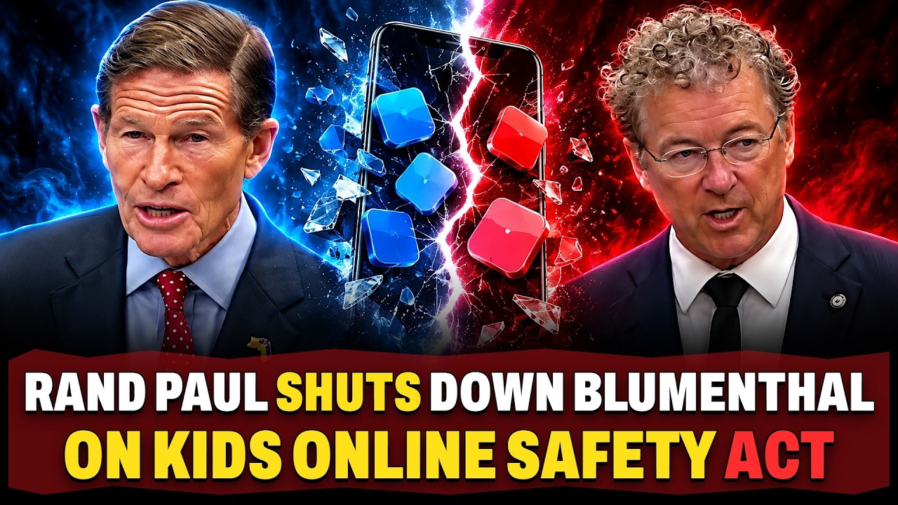 Rand Paul SHUTS DOWN Senate Vote On Kids Online Safety Act Despite 91-3 Previous Approval