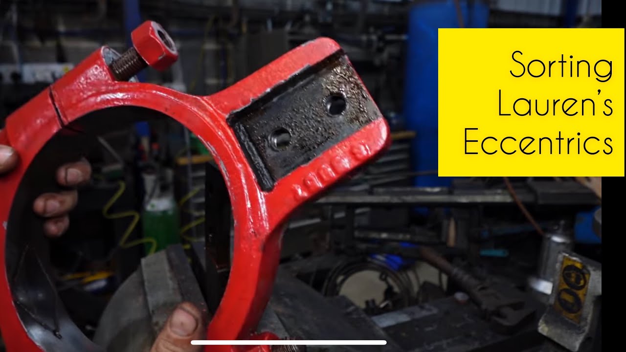 MORE BENT PARTS!!! sorting the STEAM engine Eccentrics