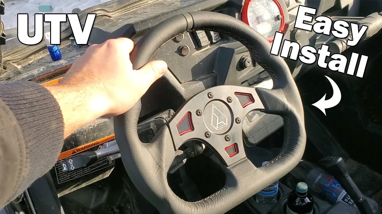 How To Remove Steering Wheel UTV |  RZR Steering Wheel Removal and Install (Assault Industries)