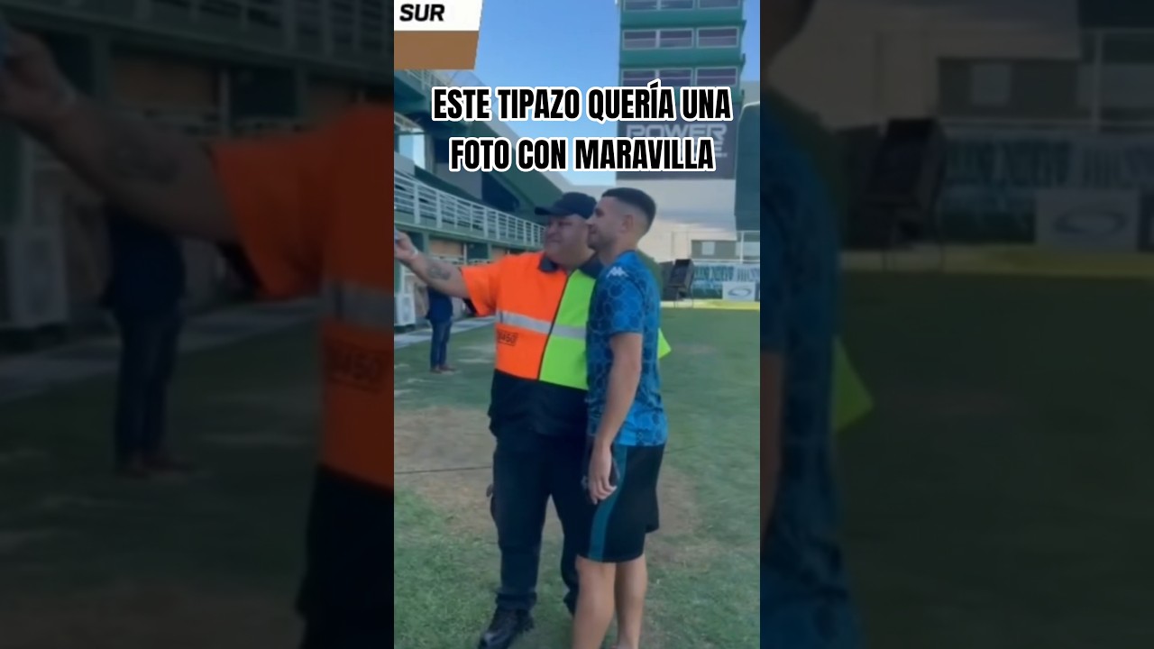 Maravilla Mart&iacute;nez cumpli&oacute; con el sue&ntilde;o de guardia de seguridad en el estadio Florencio Sola