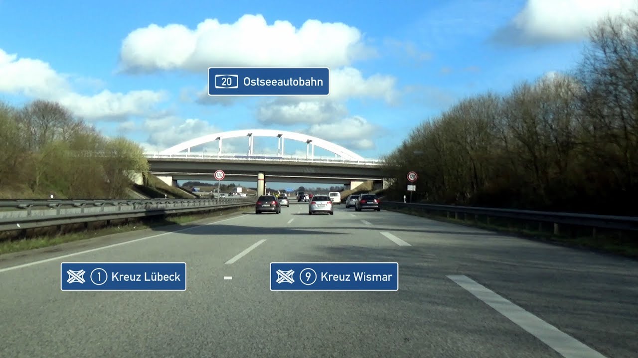 🇩🇪 A20: AK Lübeck - AK Wismar (3,5x)