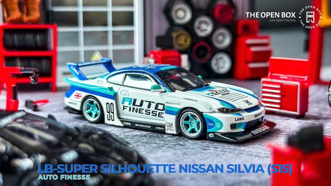 Unboxing TPC 1:64 LB-Super Silhouette Nissan SILVIA (S15) - Auto Finesse @TheOpenBox858 #196