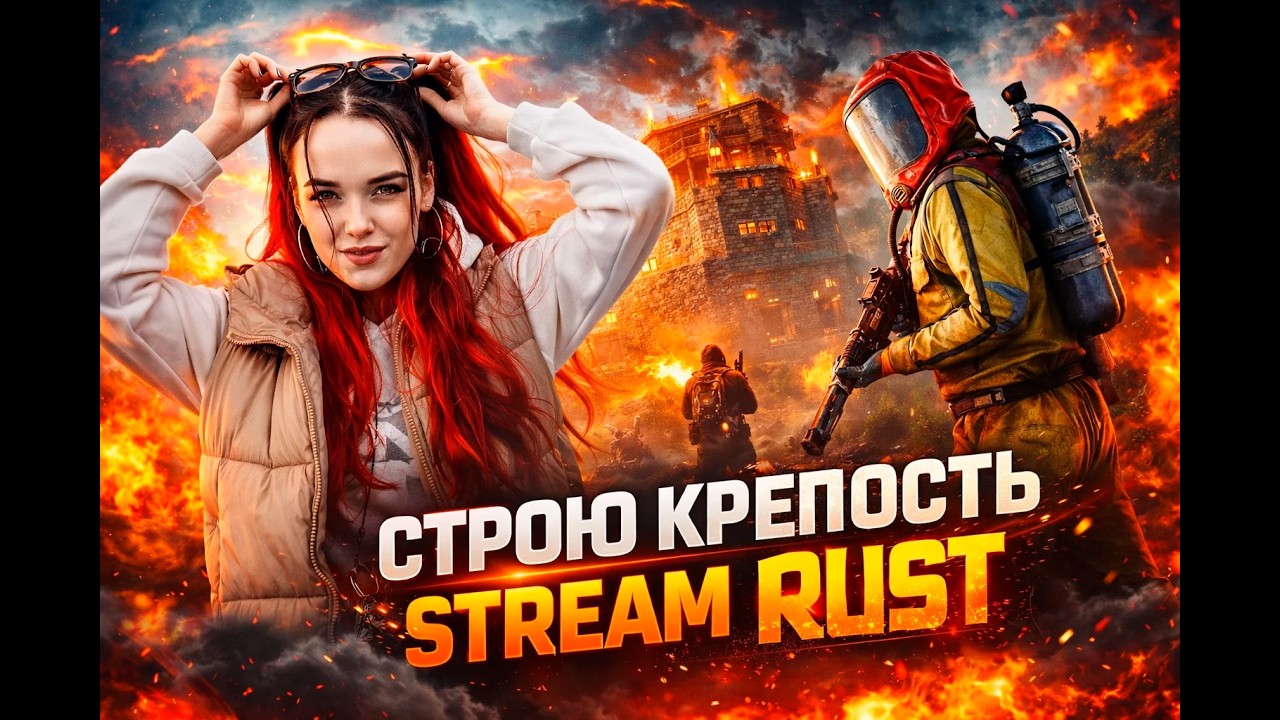 🎮СТРОЮ КРЕПОСТЬ - RUST  !донат !твич !тг