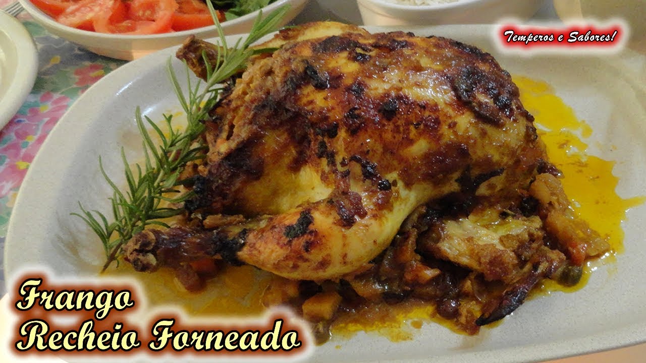FRANGO RECHEIO FORNEADO para dias especiais, muito fácil e delicioso