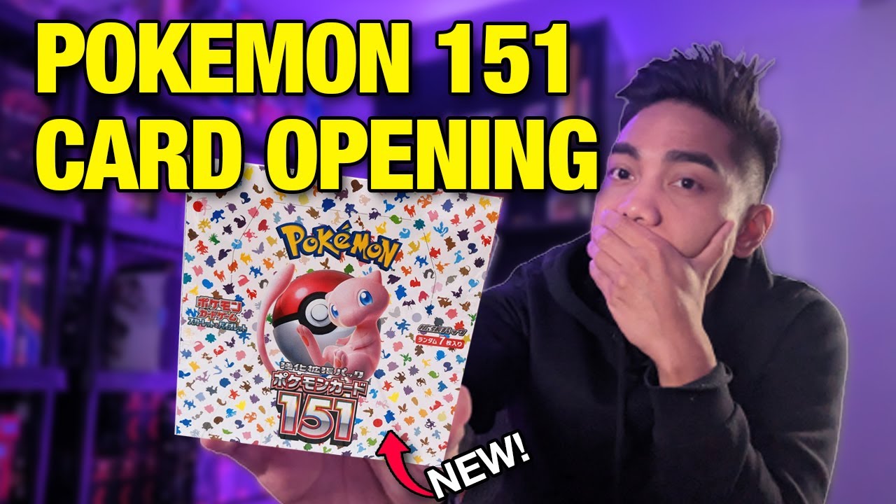 Opening Japanese Pokemon 151 TCG Booster Box