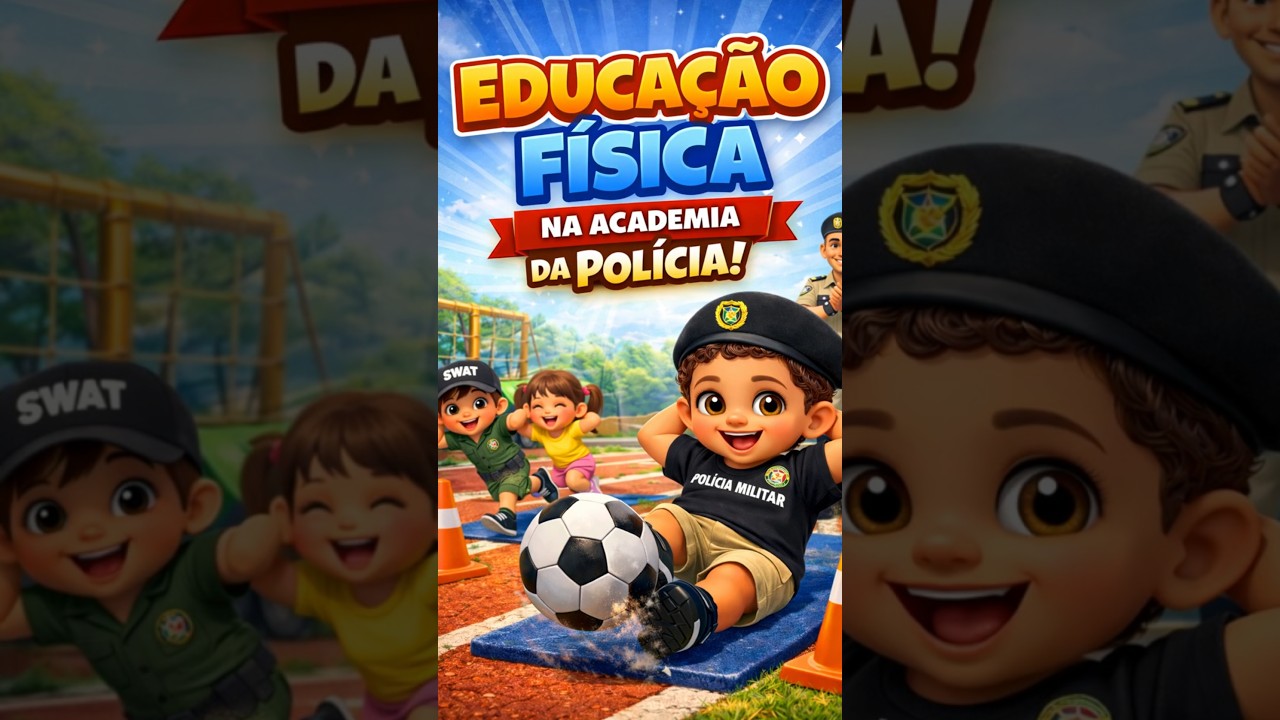 Henry na Aulinha de Educa&ccedil;&atilde;o F&iacute;sica com a Pol&iacute;cia! 👮&zwj;♂️⚽💙 #Shorts