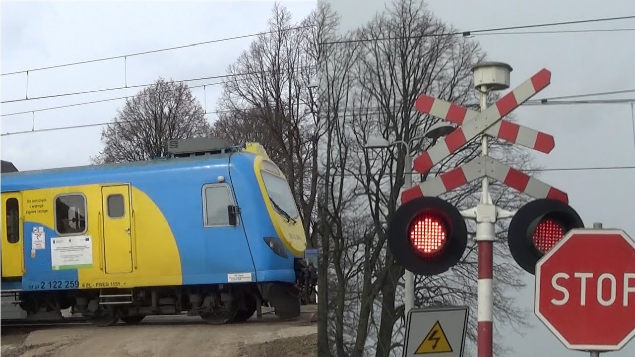 [ EN57AL ] 🇵🇱 Przejazd kolejowy / Railroad crossing [ SSP ] Fiszewo