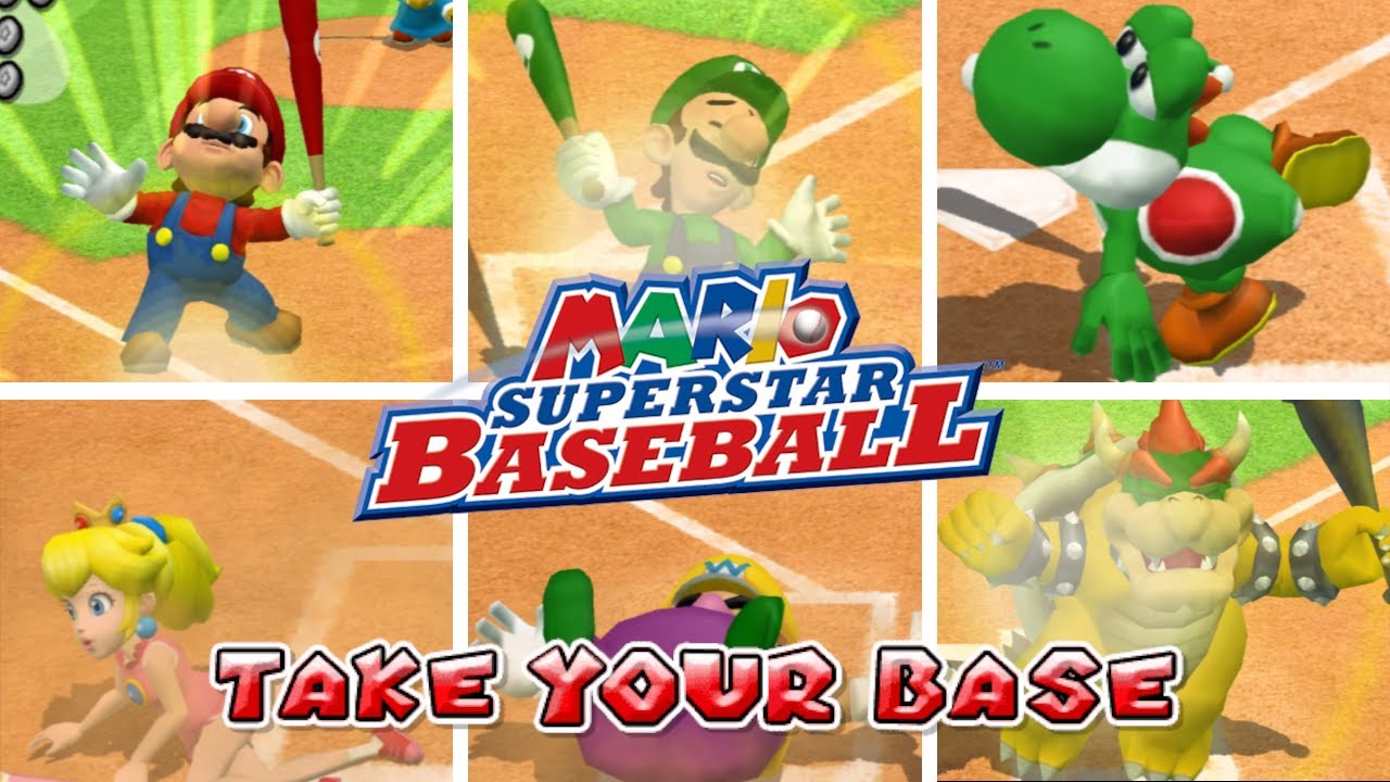 Mario Superstar Baseball - All Bean Ball Animations