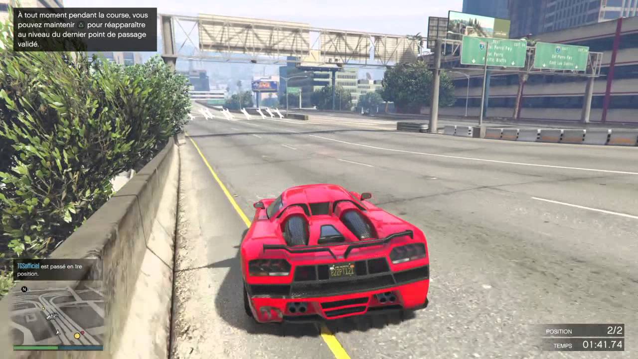 GTA Online - Course GTA - Massive jumps! - Mafiogigz vs TGSofficiel