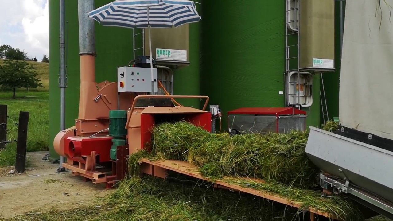 Stocker Trommelhäcksler TH 540/8 Prototyp Elektroantrieb Silage