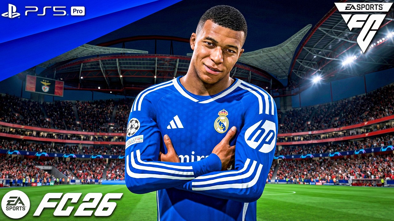 FC 26 - Benfica vs. Real Madrid - UEFA Champions League 25/26 Play-Offs Match | PS5 Pro [4K60]