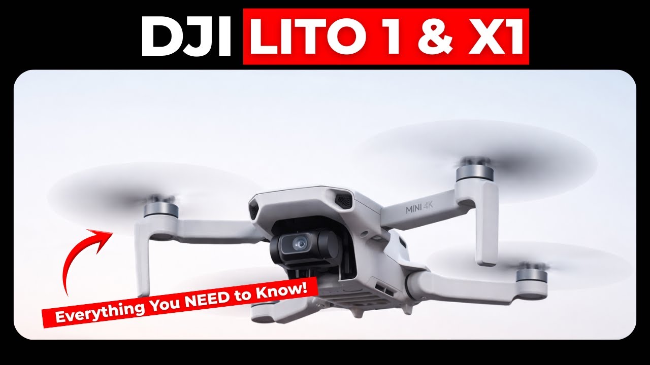 DJI Lito 1 & Lito X1 LEAKED! New Drones, Full Specs, Features, Release, & What It Means