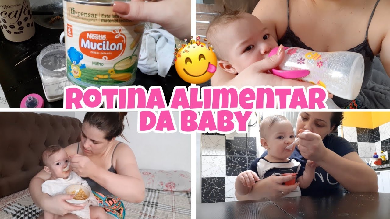 ROTINA ALIMENTAR DA MINHA BEBÊ DE 9 MESES/ TUDO QUE ELA COME EM 1 DIA.