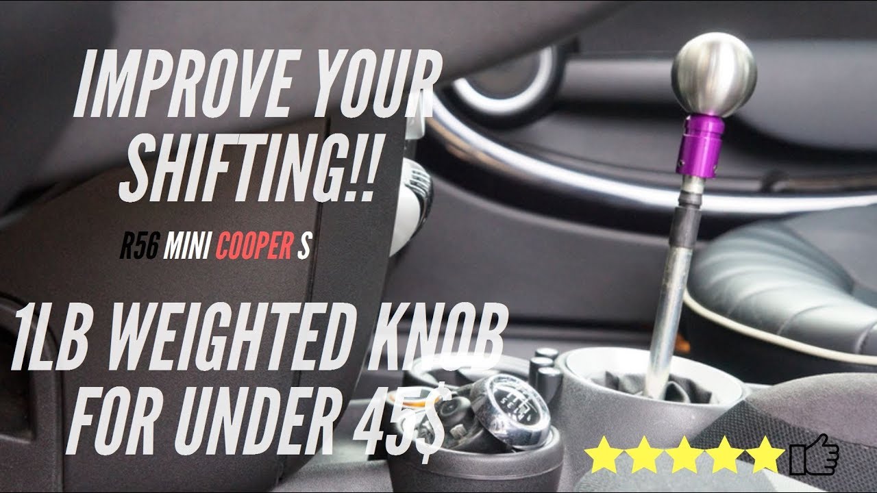 R56 Mini Cooper S - 1lb Weighted Aluminum Shift Knob (dirt cheap)