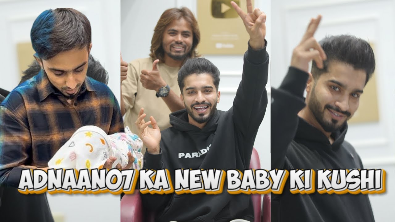 Adnaan07 Ka New Baby Ki Kushi | Shanuzz short story share | @Shanuzz unisex salon  @Faiz Baloch07