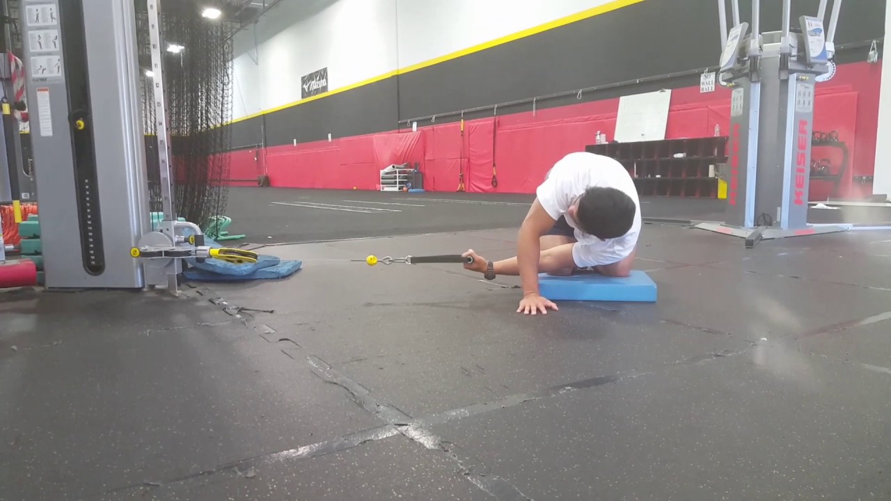 Lumbar Locked Cable Thoracic Pull Thru