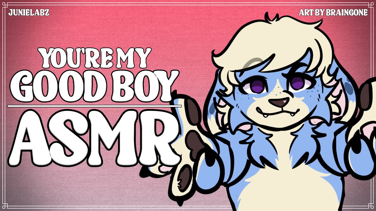 Furry ASMR | Putting My Good Boy To Sleep! [M4M] [Whispering] [Praise] [Mic Brushing] [Kisses]