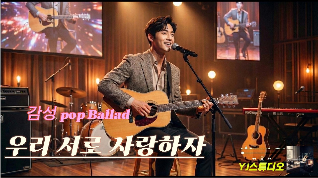감성 팝 발라드 🎵 우리 서로 사랑하자 🎸１시간연속듣기 🎹 Let's love each other kpop 🎧 Emotional Pop Ballad