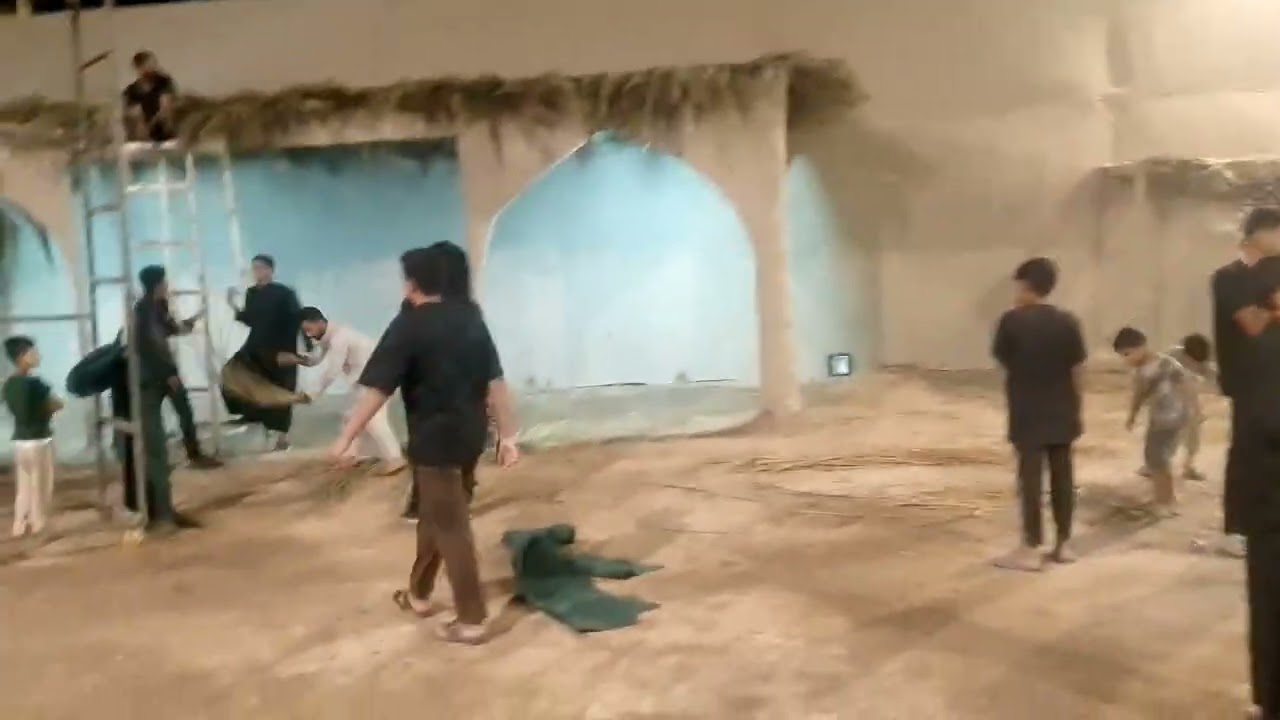 ساحه هيئه خدمة الزهراء (ع) تحضير تشابيه مولاتي فاطمة الزهراء (ع) ذي قار: قضاء الفهود