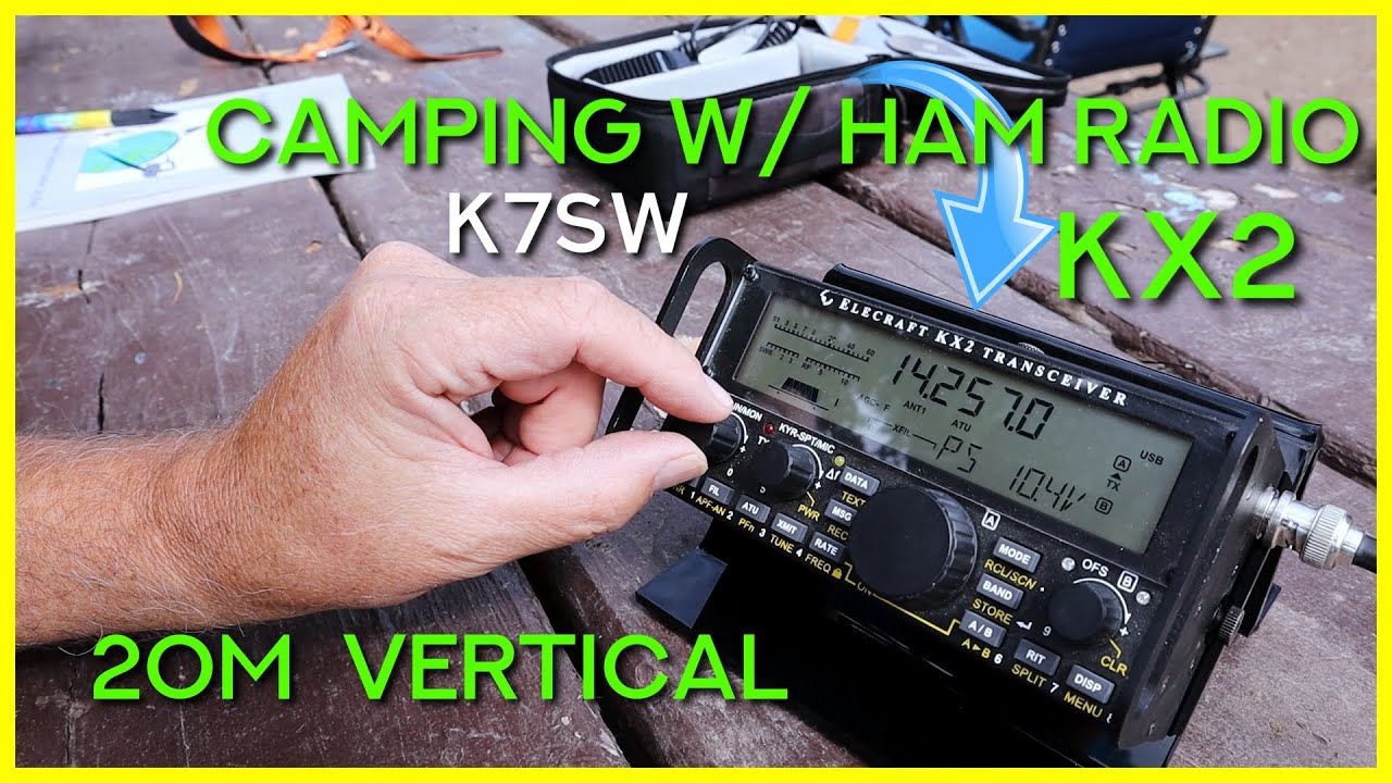 KX2 ham radio and Camping | K7SW