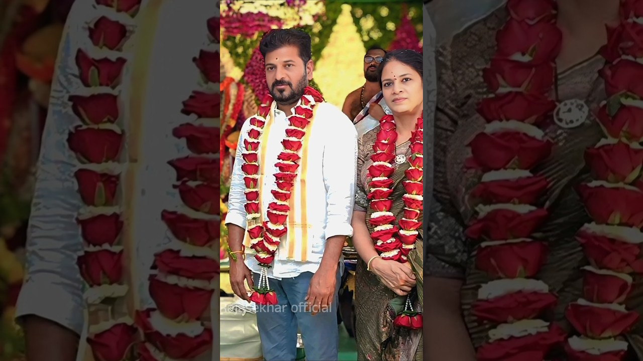 Chief minister 🥰 Revanth Reddy 💐 Family #revanthreddy #cm #family #love #viral #trending