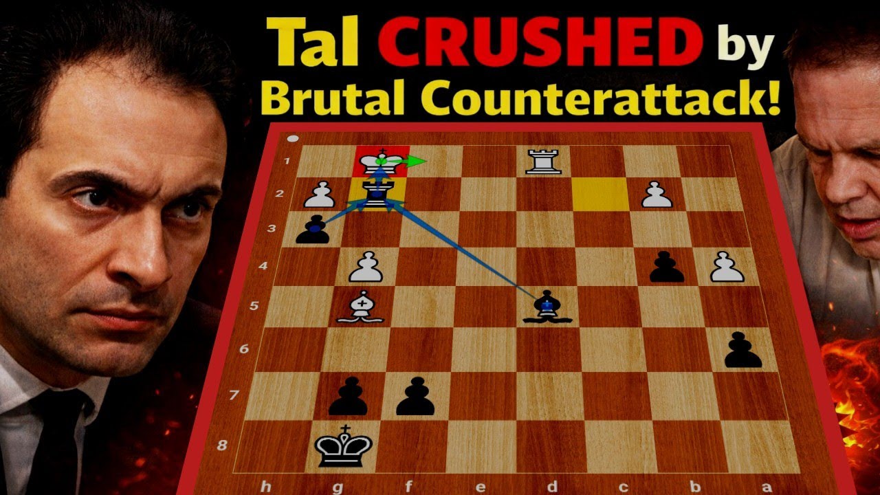 The Pawn That Destroyed Tal | A Brutal Counterattack Ends in Checkmate