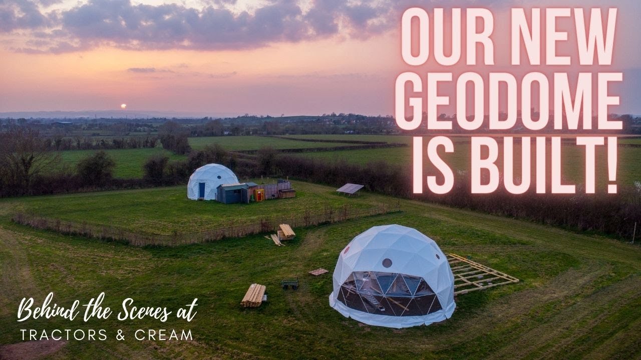Geodesic Dome Build - We build our new 6.7 metre Dome from TruDomes